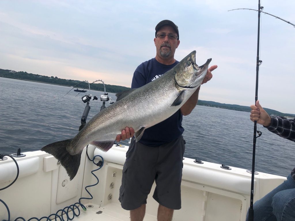 Jerry Walkowiak holding fish